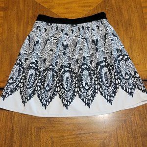 Moonlight White and Black Skirt